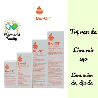 Bio-Oil [Chính hãng] - Skin care Giảm rạn da và làm mờ sẹo, rạn da, thâm nám do mang thai khô da, mất nước