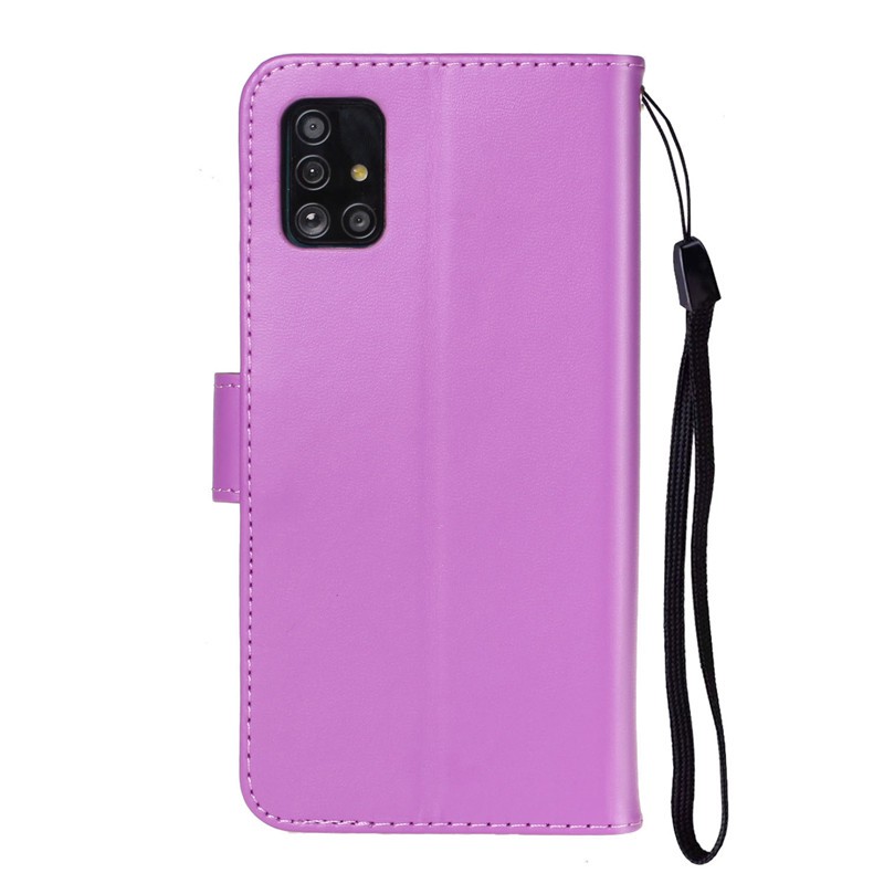 Bao da điện thoại màu trơn có giá đỡ cho Samsung Galaxy a21s A10 A20 A30 A40 A50 A70 A30S A50S | BigBuy360 - bigbuy360.vn