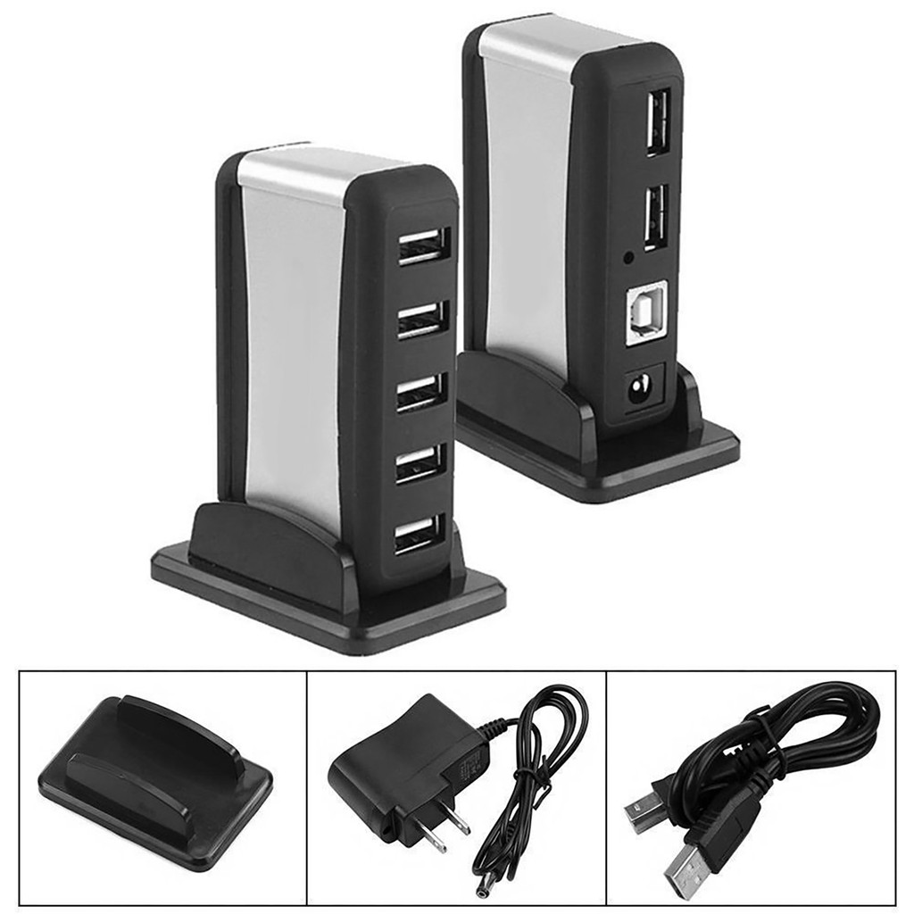 Bộ Đồ Thời Trang Kiểu Dáng Dễ Thương Xinh Xắn✿Hub 7 Cổng USB 2.0 50cm 5V Tốc Độ Cao Cho PC Laptop