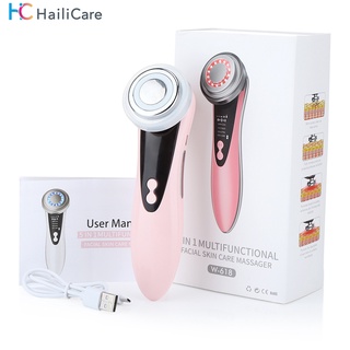 Máy mát xa da mặt HailiCare đèn LED sonic nâng cơ làm trẻ hóa da hiệu quả