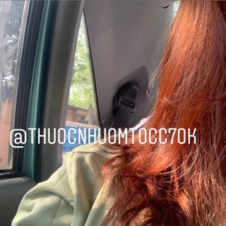 Thuốc nhuộm Cam đào sáng( đã gồm trợ nhuộm + găng tay)