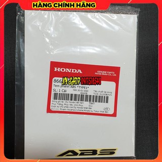 🏍 ★ Tem Chữ ABS Honda SH ABS Chính Hãng HONDA ★ 🏍