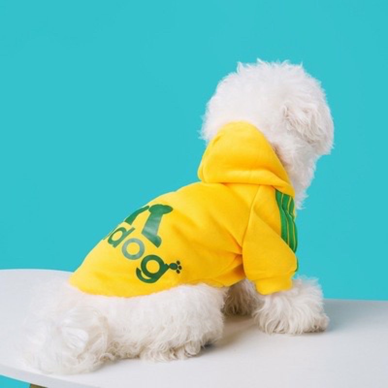 Áo nỉ hoodie Adidog cho thú cưng