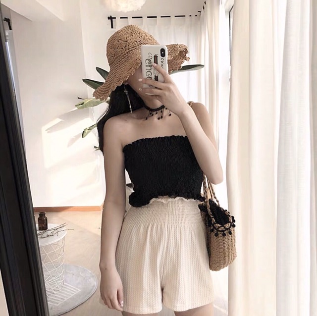 [Mã FAMAYWA giảm 10K đơn 50K] [Kèm ảnh thật ] CROPTOP QUÂY NHÚN | BigBuy360 - bigbuy360.vn