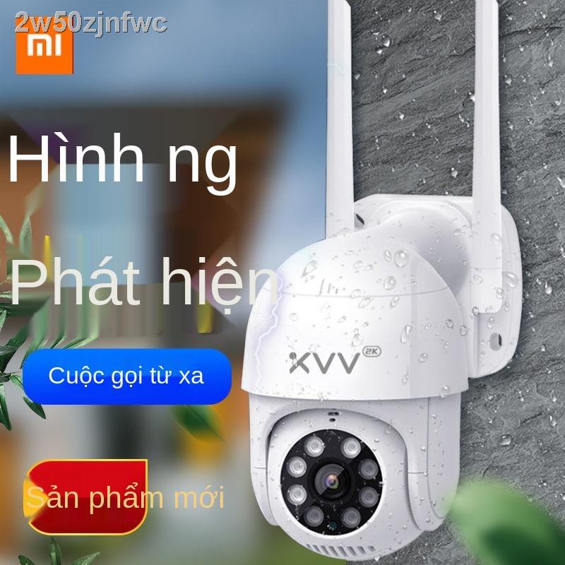 Camera giám sát nhà xiaomi xiaovv 2K kết nối từ xa trong và ngoài trời với điện thoại di động không dây đ