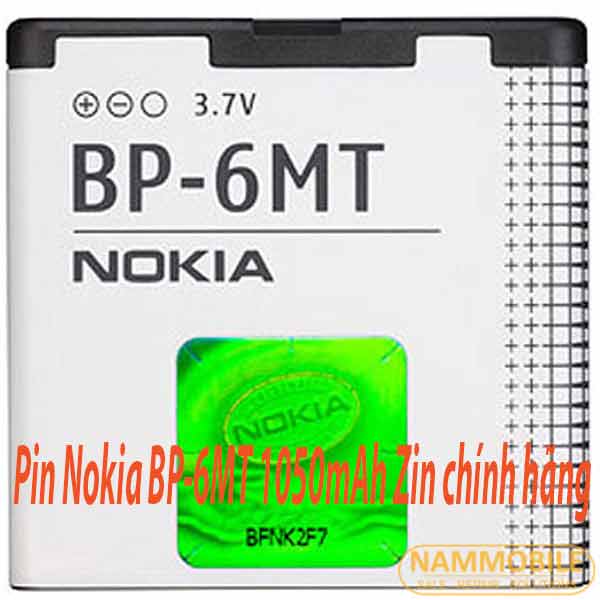 Pin Nokia N82, N81, E51, 6500S, 6011, 6720, 6350 BP-6MT 1050mAh Zin chính hãng