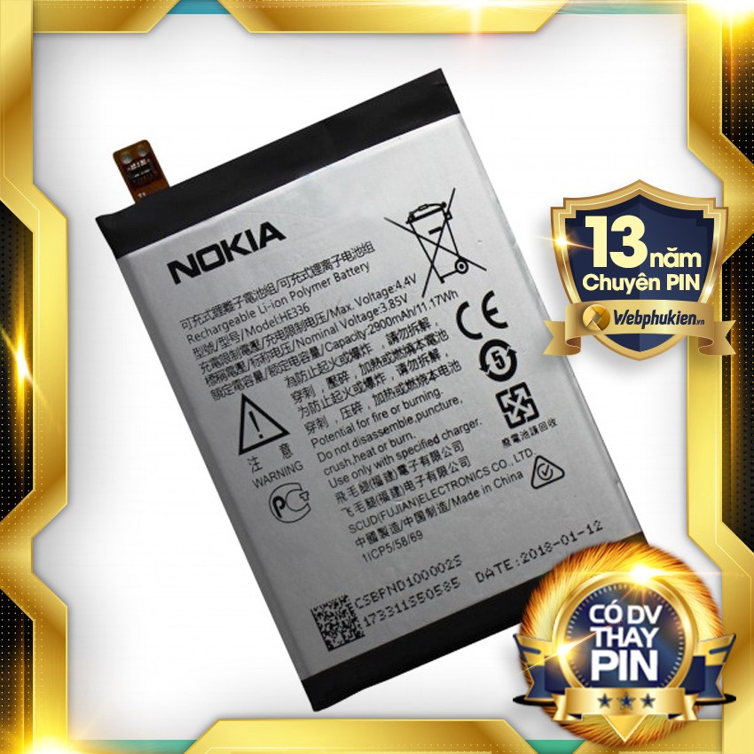 Pin cho Nokia 3.1 HE336 - 2900mAh