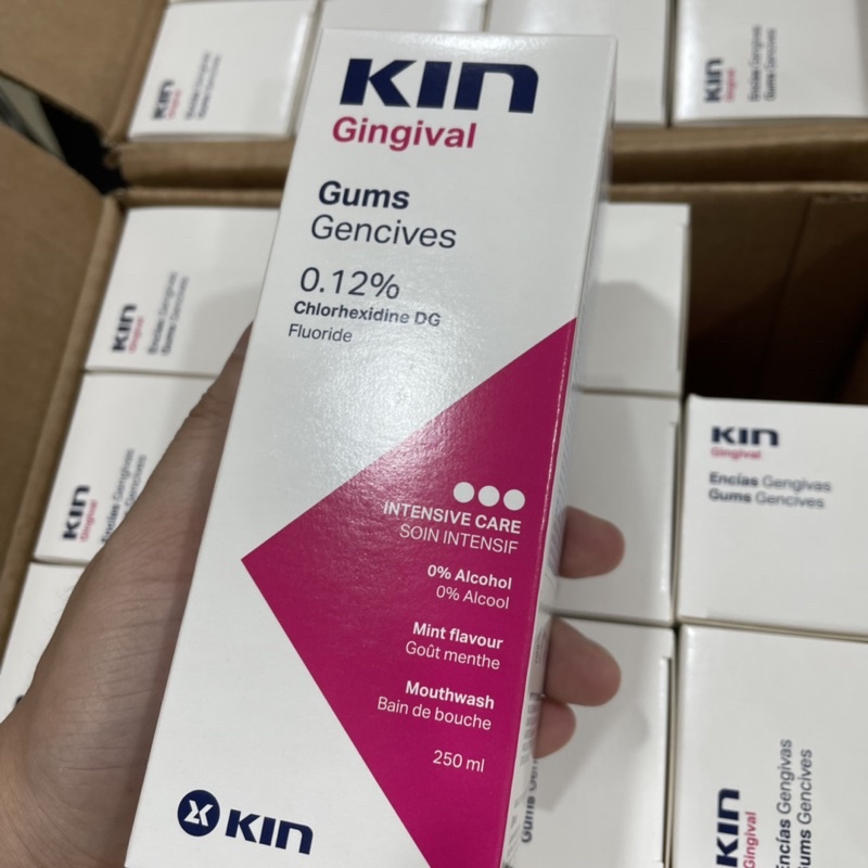 Nước súc miệng Kin Gingival Mouthwash diệt khuẩn 250ml