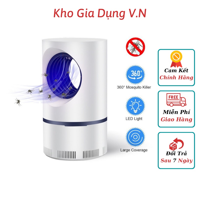 Đèn Bắt Muỗi, Hình Trụ, Cắm Cổng USB Thông Minh Thế Hệ Mới  - Vợt muỗi bắt sạch muỗi trong phòng tiện lợi an toàn