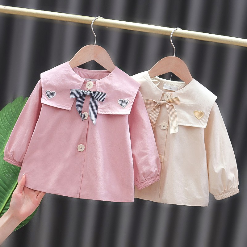 Áo Khoác Cardigan Tay Dài Nhiều Màu Sắc Cho Bé Gái