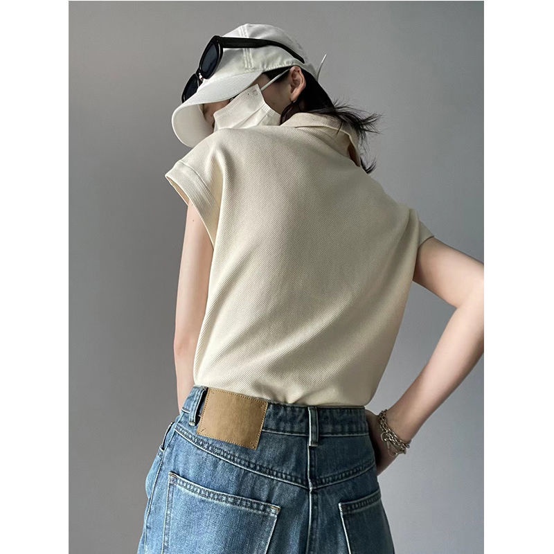 ▽✤☋Áo Thun polo Ngắn Tay Phong Cách Retro Thời Trang Mùa Hè Hàng Mới Dành Cho Bạn Nữ 2022