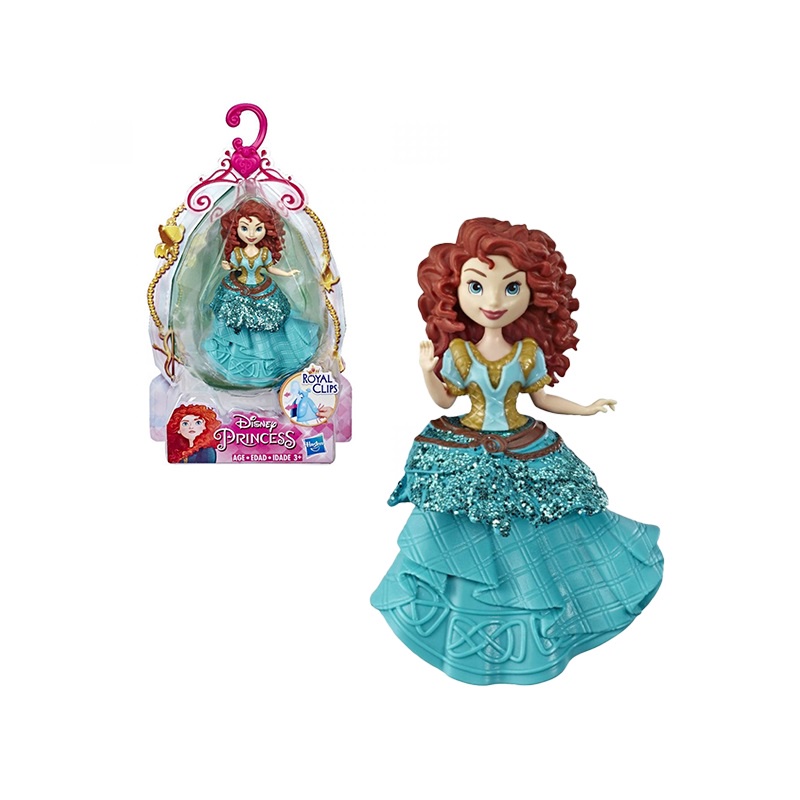 Đồ chơi bé gái Hasbro búp bê công chúa Merida mini Disney Princess E4865