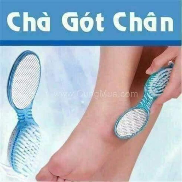 Bàn chải chà gót chân tẩy tế bào chết cho gót chân luôn mềm mại