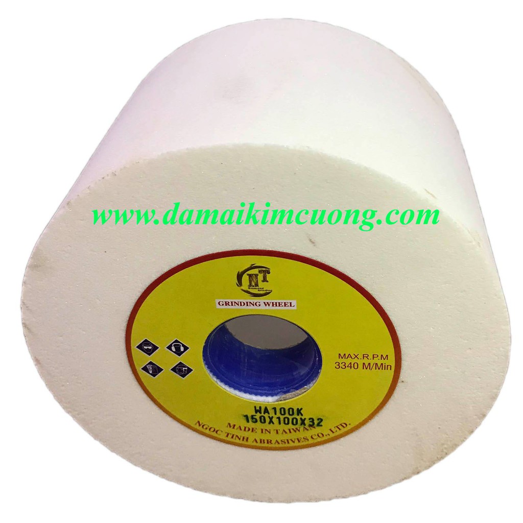 Đá mài lon trắng Đài Loan WA 150x100x32