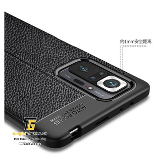 Ốp lưng Xiaomi Redmi Note 10 Pro silicon giả da Auto Focus