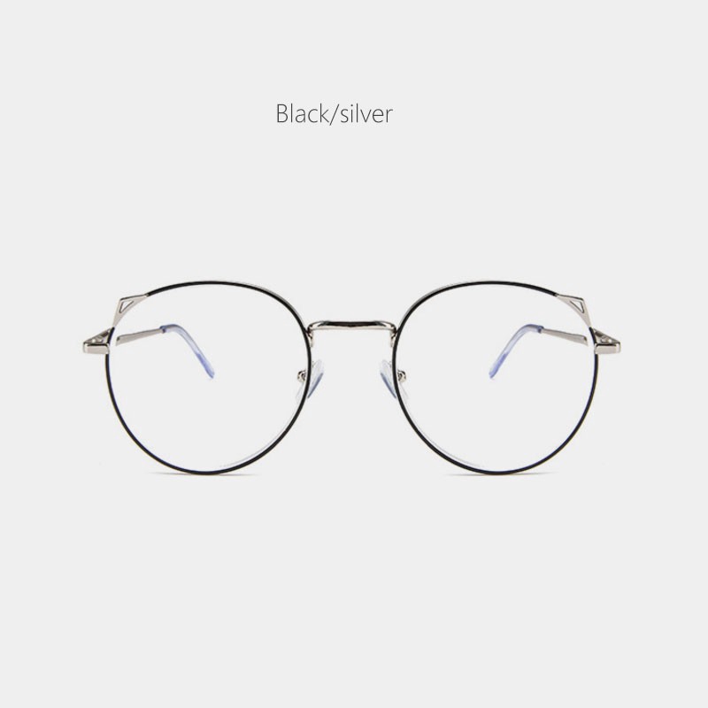 Cute cat ears Eyeglasses Women Computer Anti Radiation Replaceable Eyeglass Optical Frame Glasses Kawaii Eyewear