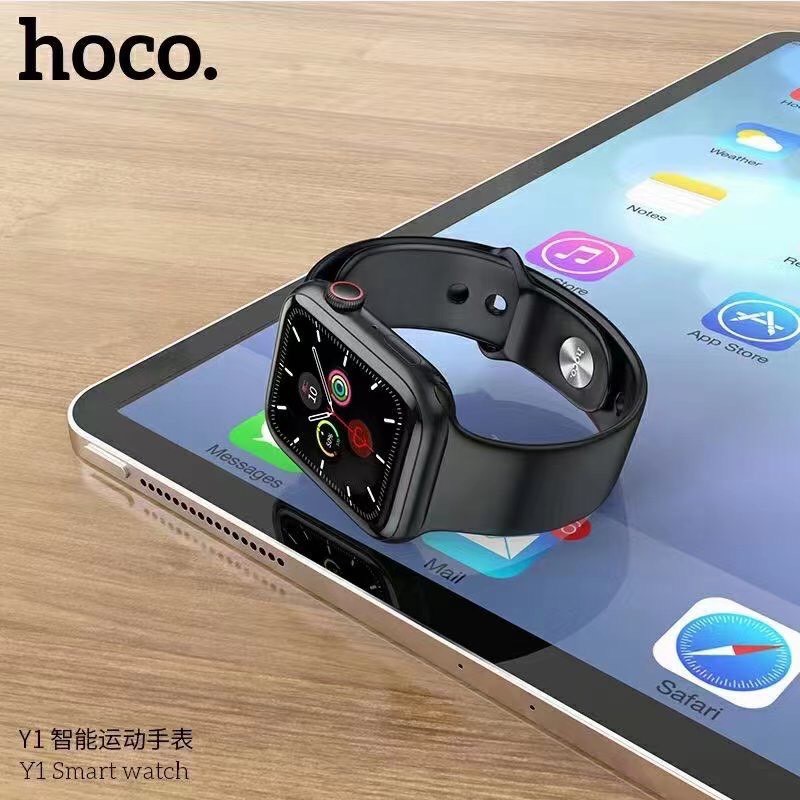 Đồng hồ Thông minh Hoco Y1 màn hình 1.75in, pin cực khỏe thiết kế đẹp mắt đầy đủ tính năng - Bảo hành 12 Tháng tại Shop