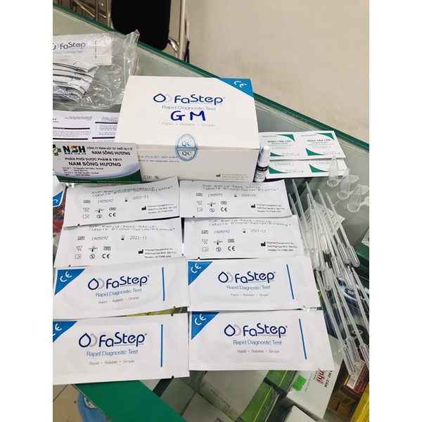 ❤️ TEST Que thử nhanh xét nghiệm giang mai Syphilis Strip Rapid Test tại nhà FASTEP của Mỹ