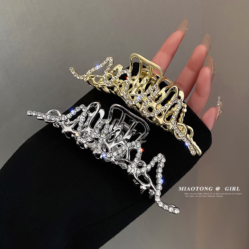 Kẹp Tóc Kim Loại Phối Dây Xích Dài Kiểu Hàn Quốc Thời Trang Cho Nữ