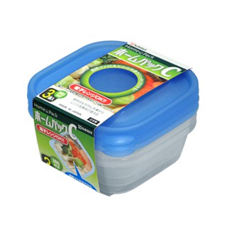 Bộ set 3 hộp nhựa 380ml  - Nhật Bản