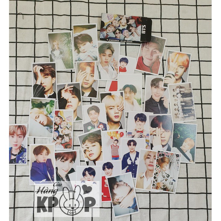 Ảnh in màu Lomo Card BTS 16 bộ Cửa hàng Kpop