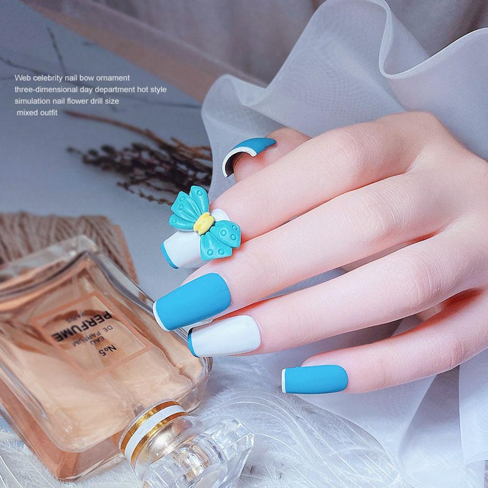 Phụ Kiện Trang Trí Móng Tay Hình Nơ Dễ Thương