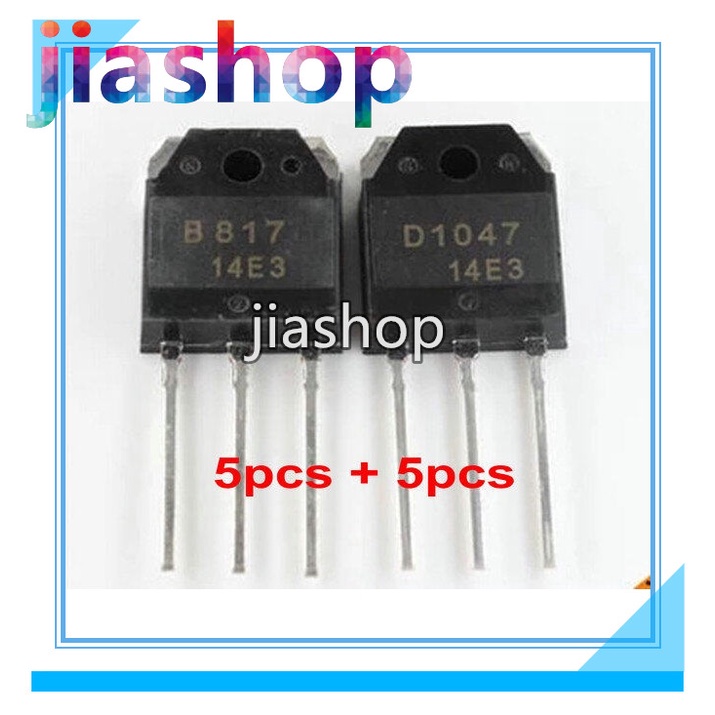 5 cặp 2SD1047 TO-247 D1047 2SB817 B817 TO-3P IC TRUYỀN ĐIỆN mới và nguyên bản