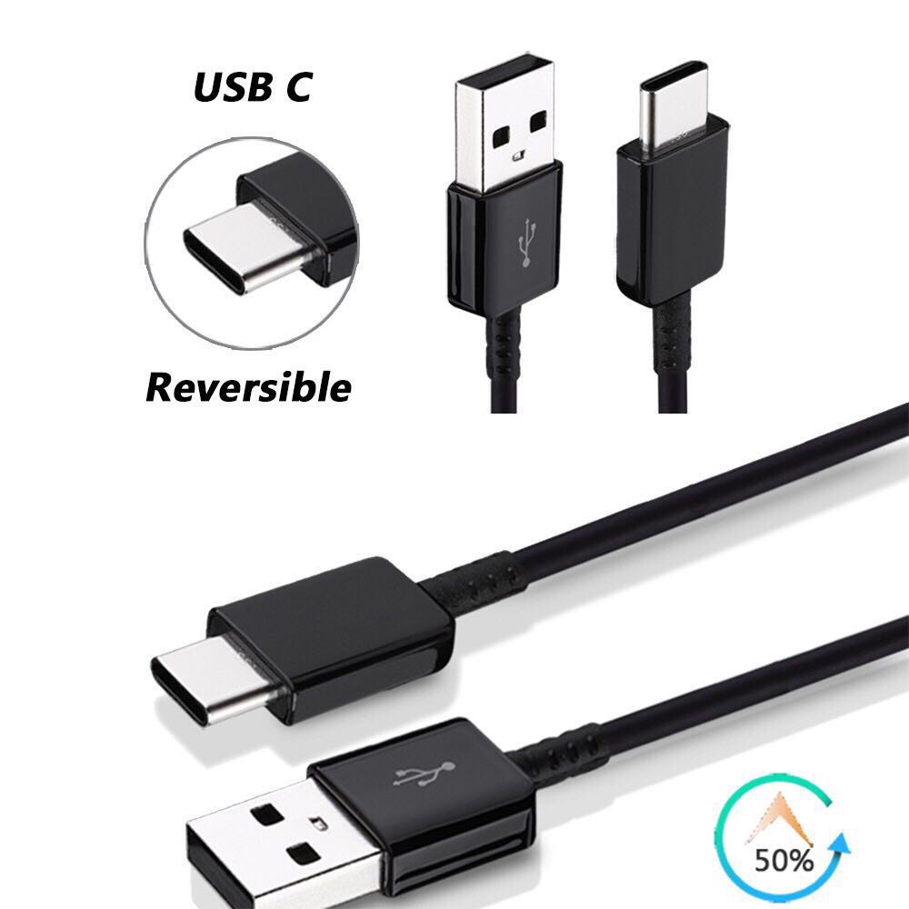 SGALAS Dây Cáp Sạc Nhanh Loại C 1.2m / 2m, Cho Samsung S8 S9 S10 S20 Plus A8 A9 A02 A31 A41 A51 A20 A30 A50 A70 A20s Note8 Note9 Note10