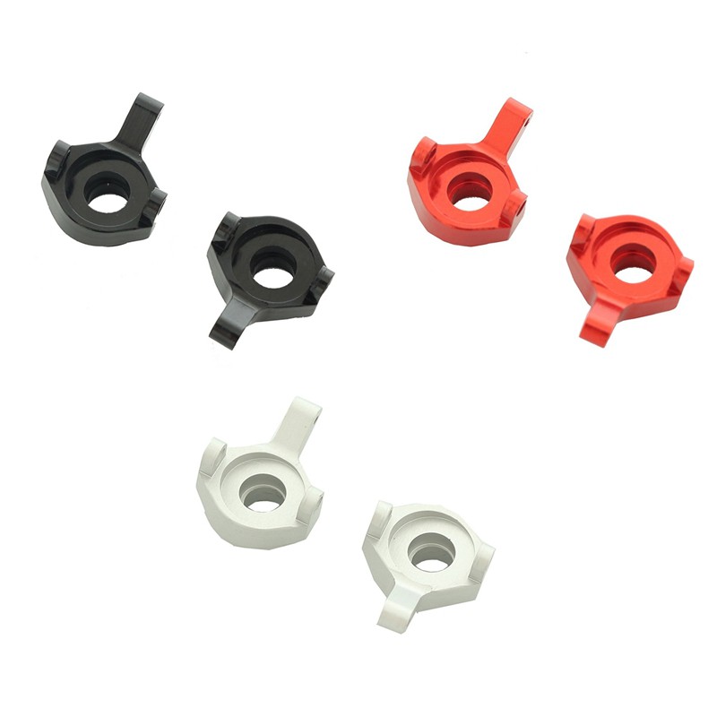 Metal Front Steering Cup Steering Knuckle for Axial SCX24 90081 1/24 RC Crawler Car Upgrade Parts Accessories,Sier