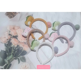 Bờm cài tóc hình khủng long ngộ nghĩnh