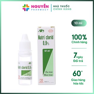 Nước muối sinh lý NaCl 0.9% Pharmedic