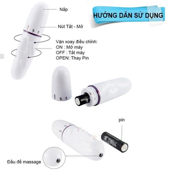 Máy massage mát mạnh tiện lợi massage nhiều chỗ đa công dụng mini - B73B76