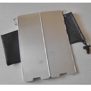 Tấm chắn gió cho bếp dã ngoại bằng nhôm lá - đồ EDC cho các chuyến du lịch