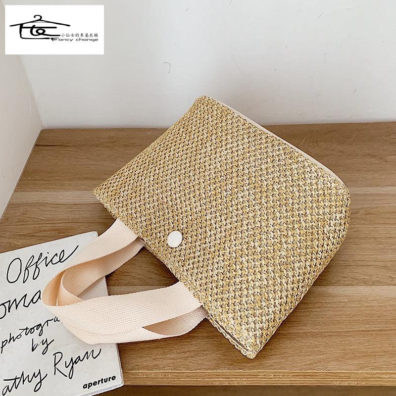 Túi Xách Đan Rơm Thời Trang Đi Biển Mùa Hè Cho Nữ