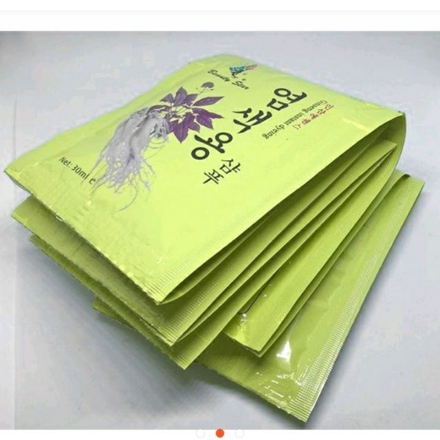 Dây 10 gói dầu gội đen tóc thảo dược