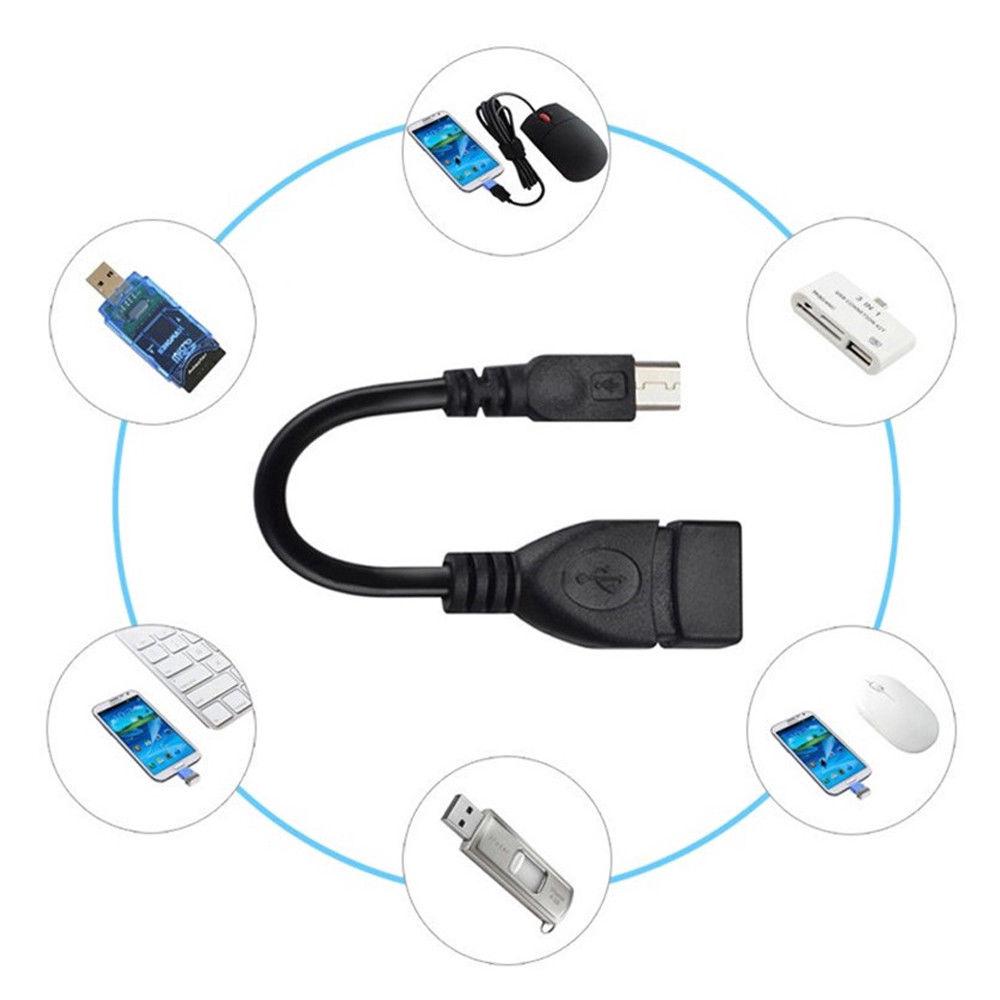 Dây cáp OTG chuyển đổi Micro USB sang USB 2.0 cho điện thoại Android , Tablet