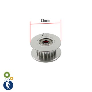 Buly, Puly, Pulley Vòng Bi Trục 3mm - 16 Răng