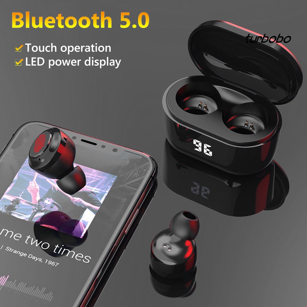 Tai Nghe Bluetooth 5.0 Không Dây T-A6 Tws Kèm Hộp Sạc Tiện Dụng