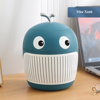 Thùng rác mini cá voi để bàn siêu Cute