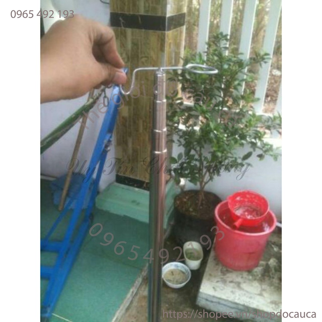 Sào treo chim sào gác cu 7m + tặng thêm móc ( rẻ vô địch )