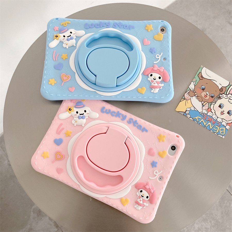 Ốp Máy Tính Bảng Có Giá Đỡ Xoay 360 Độ Kèm Dây Đeo Dành Cho Xiaomi Pad 5 MiPad 5 Pro 5G 11inch 2021