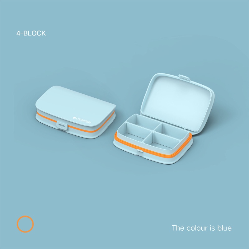 Hộp Đựng Thuốc Viên 4 / 6 Ngăn Tiện Lợi