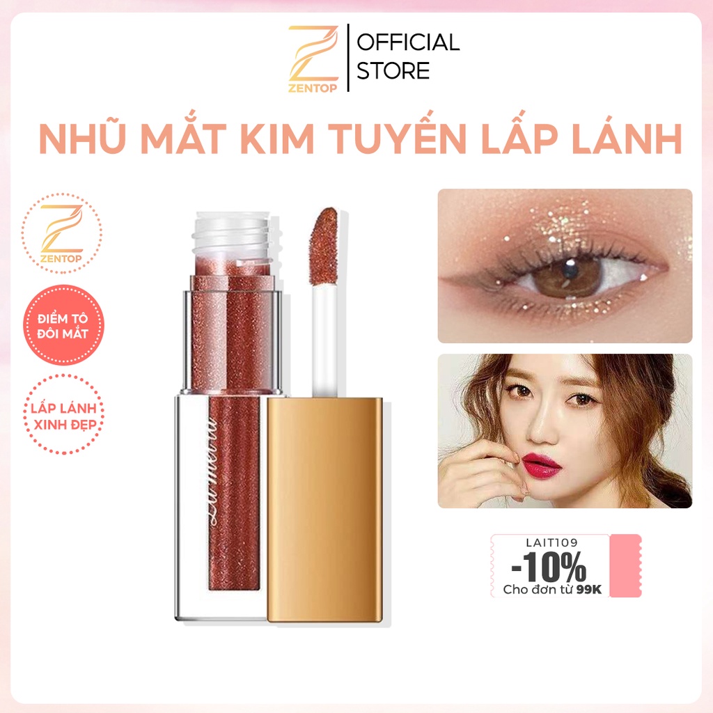 Nhũ mắt trang điểm kim tuyến Lameila phấn nhũ lấp lánh hot trend cực xinh ZENTOP