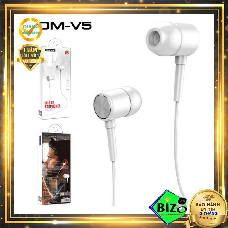 [GIÁ RẺ - BASS KHỎE] Tai nghe In-ear Super Bass SENDEM V5/SD DESIGN V5 có míc, chính hãng, bh 12 Tháng