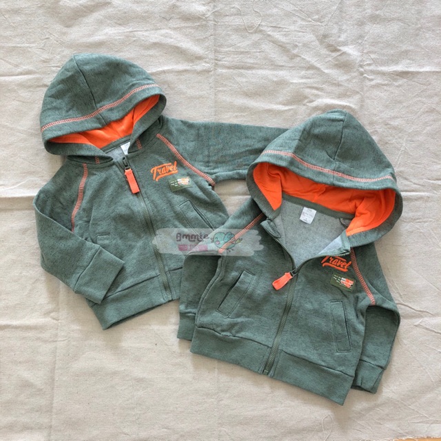 Áo khoác nỉ mềm màu xanh rêu