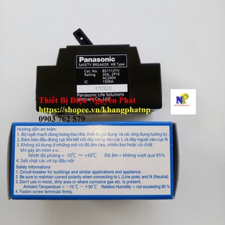 Cầu dao an toàn CB cóc Panasonic (CB Cóc đen)