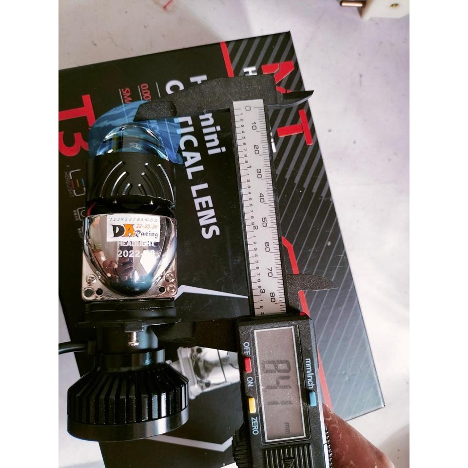 [Ảnh thật] Bi led mini T3-Pro Kính Tím Siêu phẩm 2023 có Màn Chập