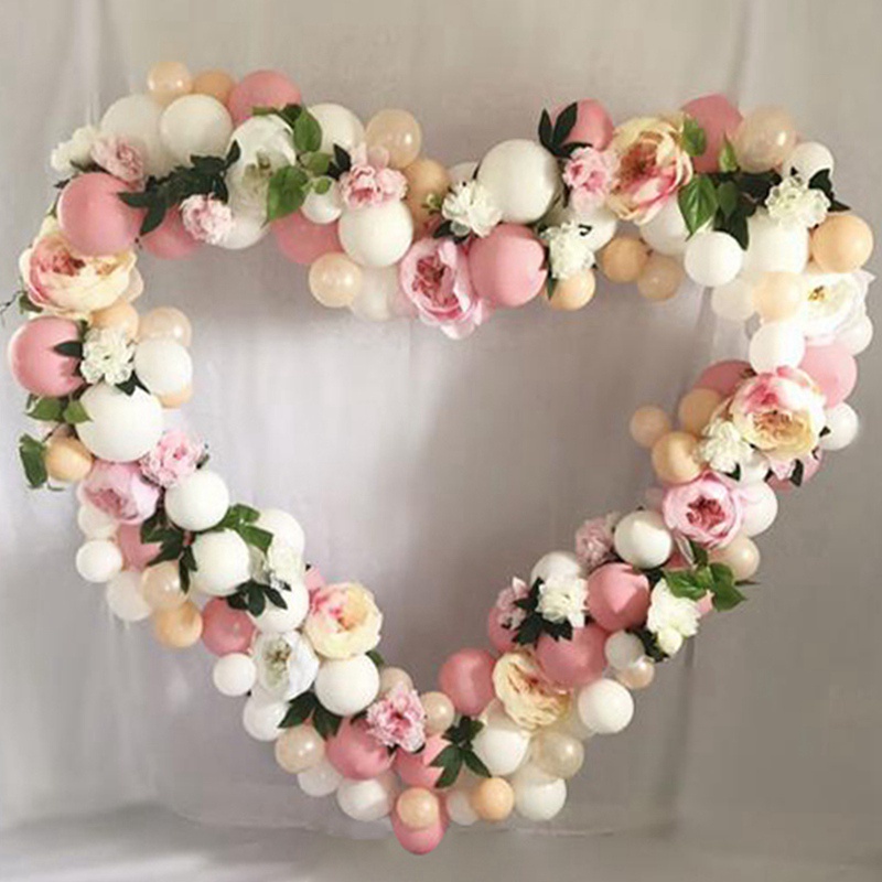 Giá đỡ bóng bay dạng vòng 60-200cm trang trí tiệc sinh nhật đám cưới set trang trí sinh nhật dây kết bóng vòng tròn trang trí