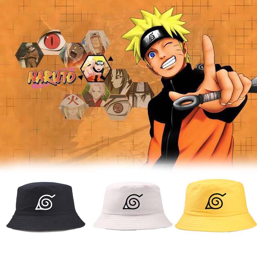 MXGOODS Nón Bucket Họa Tiết Naruto Thời Trang Xu Hướng Nhật Bản