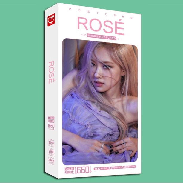 Hộp ảnh Postcard  Rose Black Pink Mv On The Ground 1660 ảnh cập nhật mẫu mới